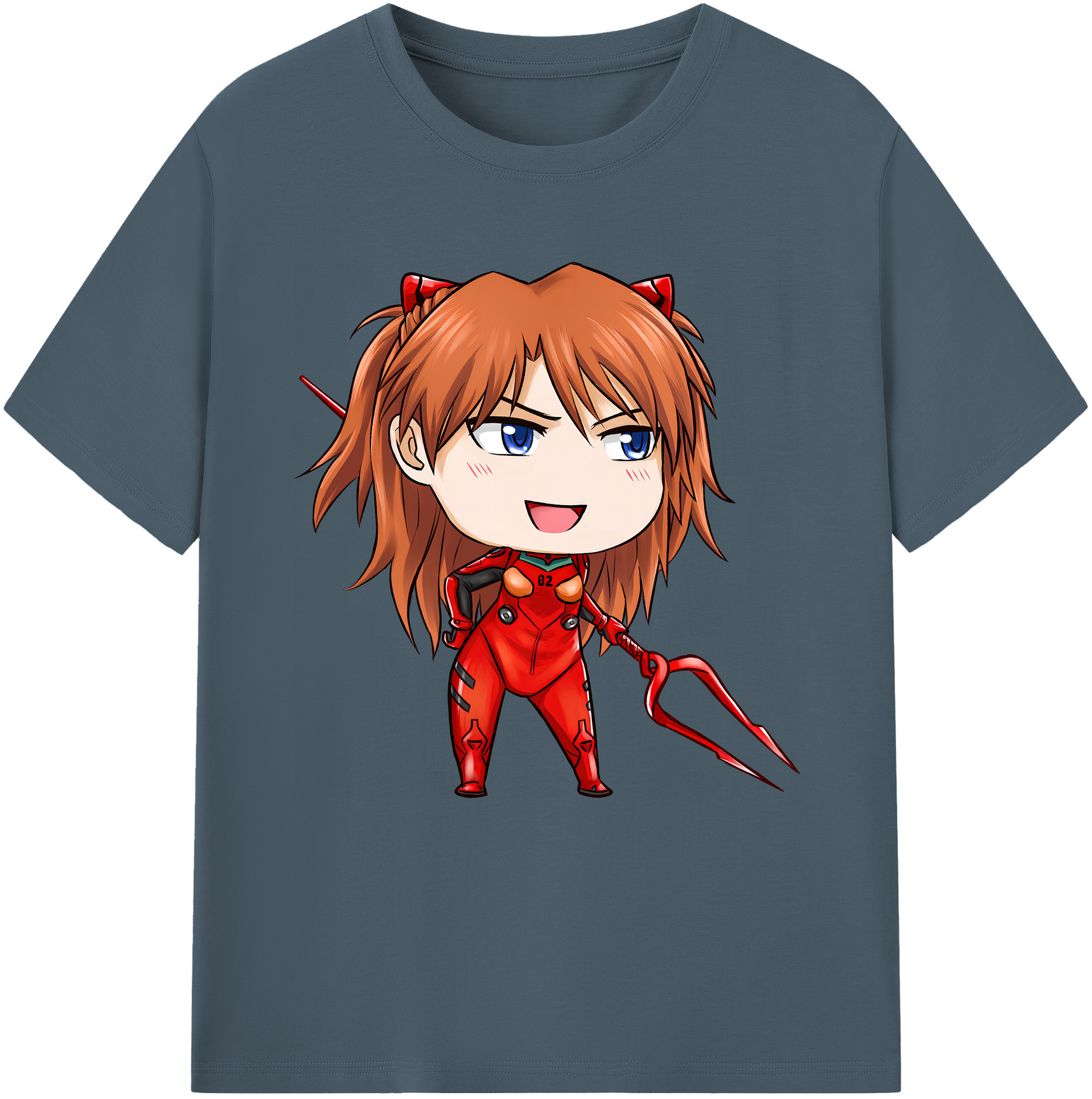 （画像用） EVA 新世紀エヴァンゲリオン 綿100％半袖Tシャツ（フロントプリント）